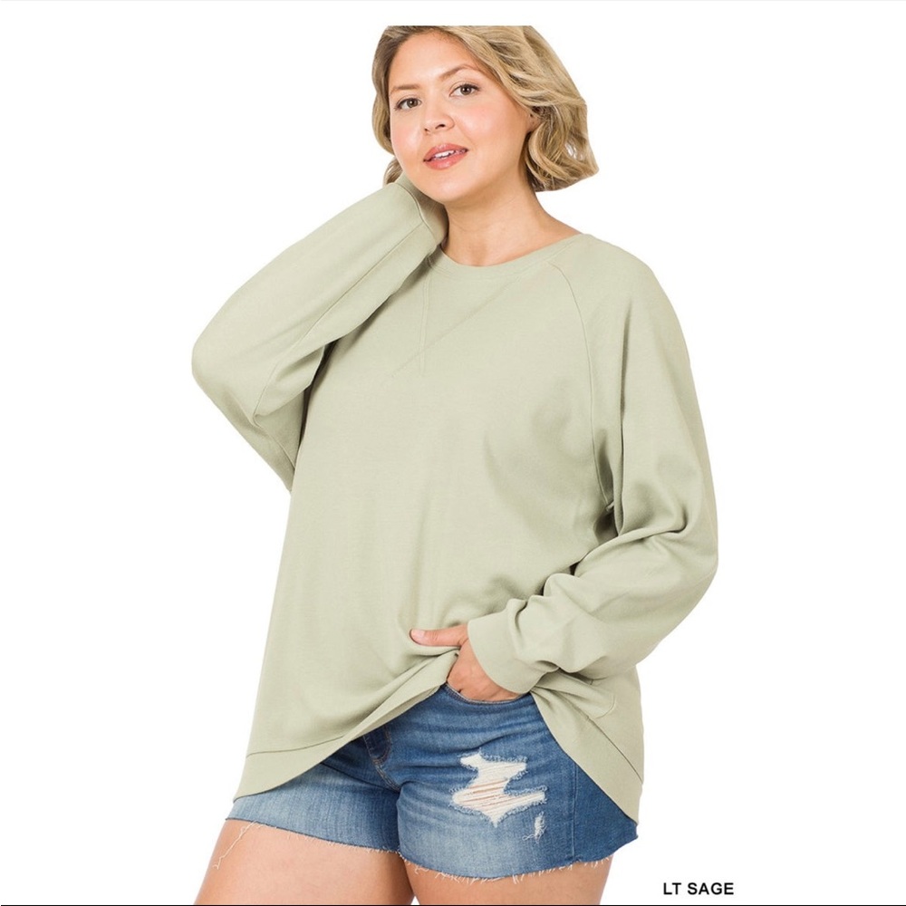 Zenana Pullover - Raglan (1XL & 3XL)